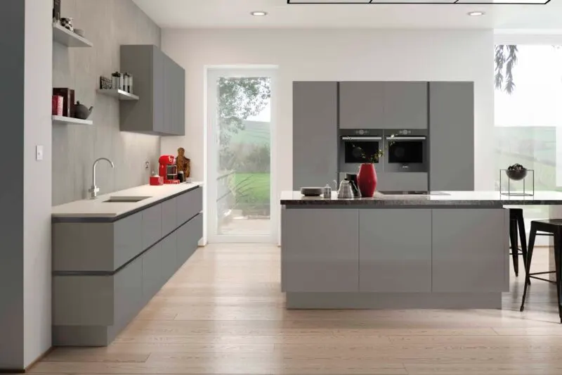 Avila High Gloss — Dust Grey